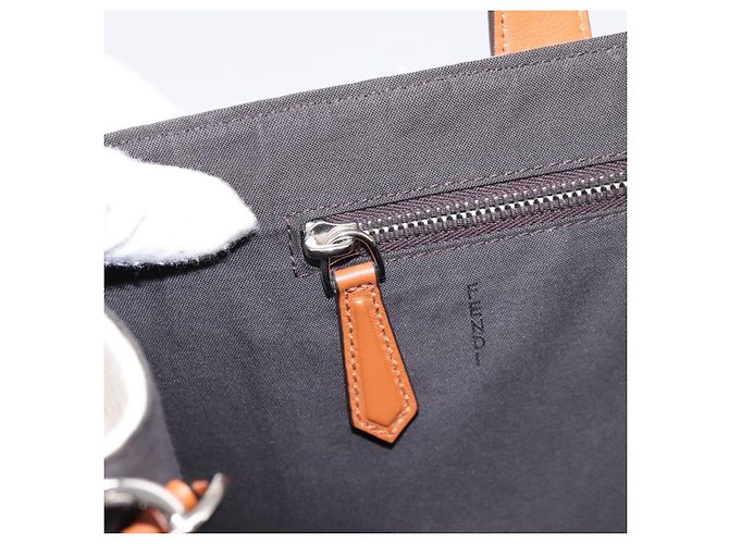 Borsa a mano FENDI Zucca Canvas 2way White Silver Auth ka5858M Argento Bianco - vista 22
