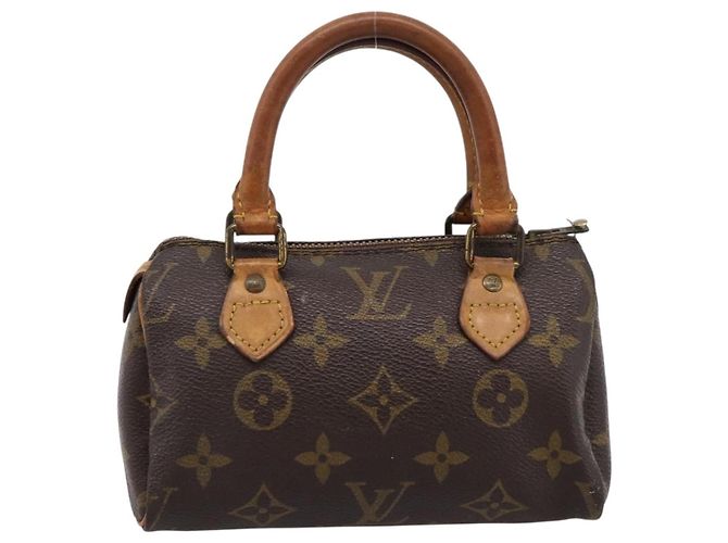 LOUIS VUITTON Monogram Mini Speedy Hand Bag M41534 LV Auth 197639 Monogramma - vista 13
