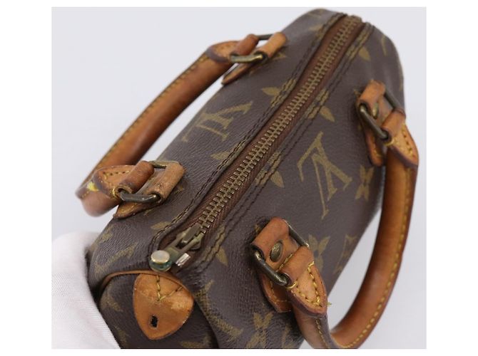 LOUIS VUITTON Monogram Mini Speedy Hand Bag M41534 LV Auth 197639 Monogramma - vista 6