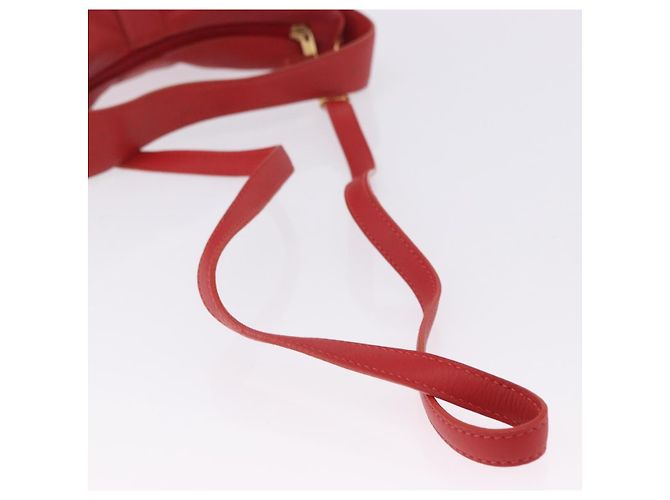 Borsa a mano LOEWE in pelle 2way rossa e oro autentica 195246A Rosso D'oro - vista 11