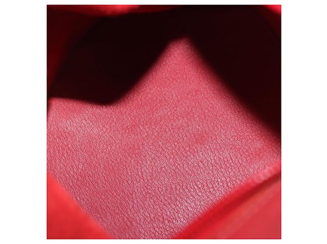 Borsa a mano LOEWE in pelle 2way rossa e oro autentica 195246A Rosso D'oro - vista 12