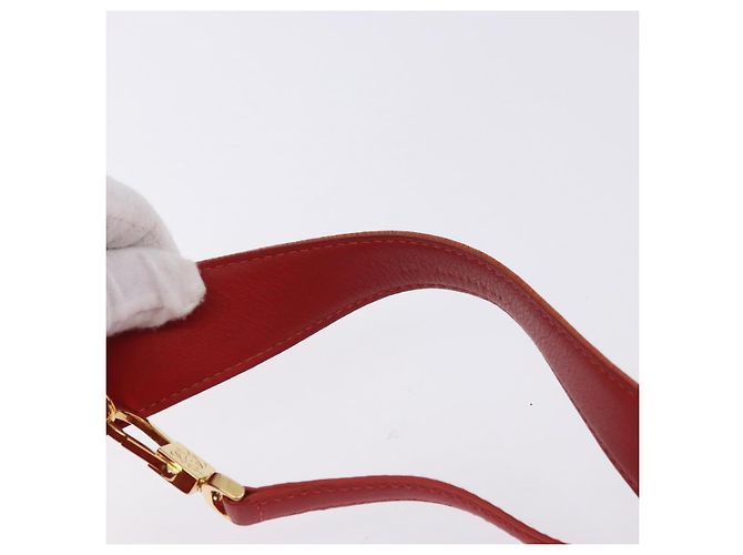 Borsa a mano LOEWE in pelle 2way rossa e oro autentica 195246A Rosso D'oro - vista 14