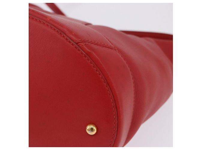Borsa a mano LOEWE in pelle 2way rossa e oro autentica 195246A Rosso D'oro - vista 17