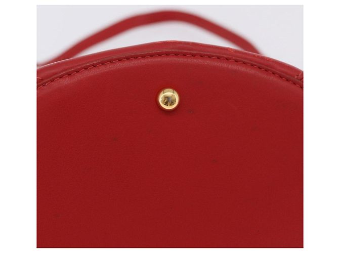 Borsa a mano LOEWE in pelle 2way rossa e oro autentica 195246A Rosso D'oro - vista 8