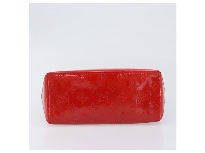 Borsa a mano LOUIS VUITTON Monogram Vernis Reade PM Rouge M91088 LV Auth ep15737A Rosso - vista 5