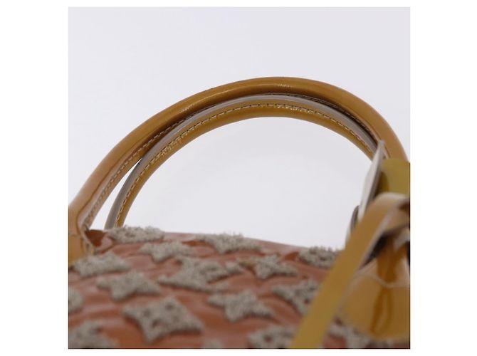 LOUIS VUITTON Monogram Bouclette Lockit Hand Bag Gris M40601 LV Auth 197648A Grigio - vista 14