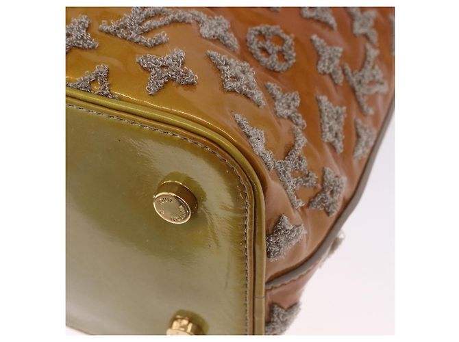 LOUIS VUITTON Monogram Bouclette Lockit Hand Bag Gris M40601 LV Auth 197648A Grigio - vista 18