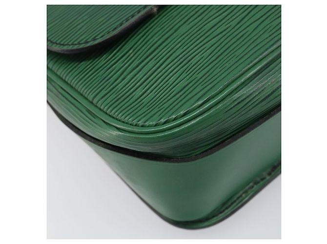 Borsa a tracolla LOUIS VUITTON Epi Cartouchiere MM Verde M52244 LV Auth 198910 - vista 15