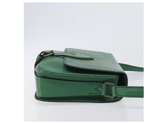 Borsa a tracolla LOUIS VUITTON Epi Cartouchiere MM Verde M52244 LV Auth 198910 - vista 3