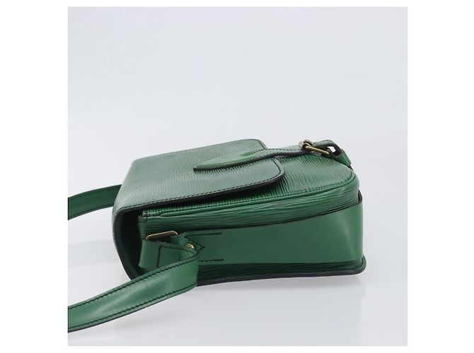 Borsa a tracolla LOUIS VUITTON Epi Cartouchiere MM Verde M52244 LV Auth 198910 - vista 4