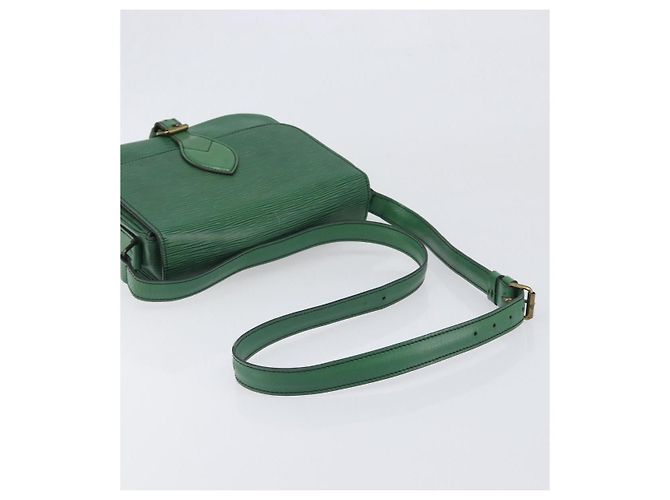 Borsa a tracolla LOUIS VUITTON Epi Cartouchiere MM Verde M52244 LV Auth 198910 - vista 7