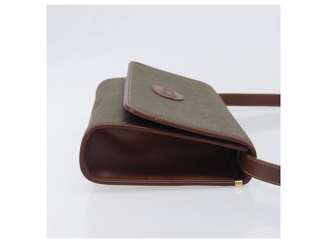 Borsa a tracolla GUCCI Canvas Khaki Gold 004 084 0289 Auth BA15104 D'oro Cachi - vista 3
