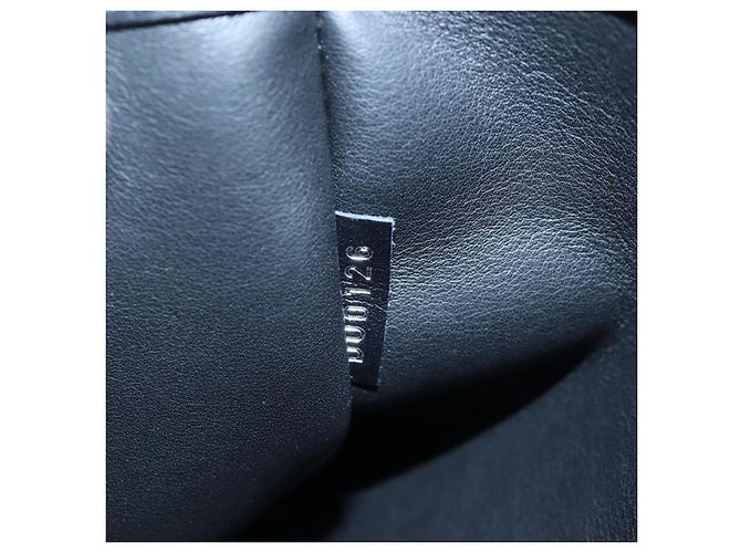 Borsa a mano LOUIS VUITTON City Steamer MM in pelle nera e argento LV Auth 195902SM Nero - vista 11