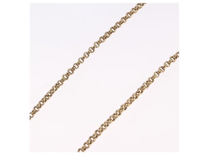 Collana Christian Dior Metallo Tono Oro Auth 197923 - vista 10