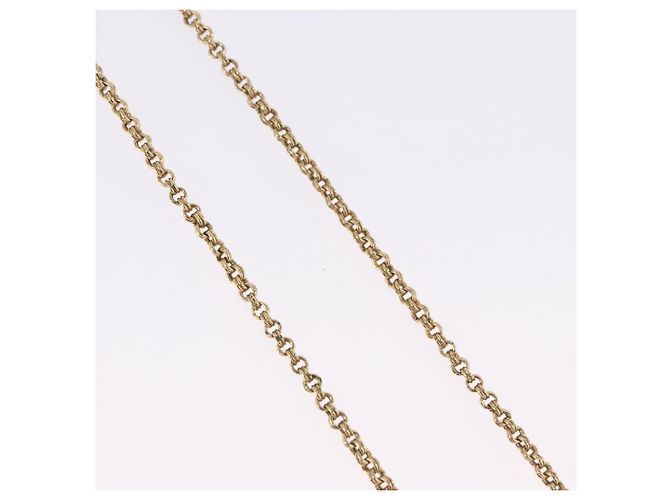 Collana Christian Dior Metallo Tono Oro Auth 197923 - vista 5