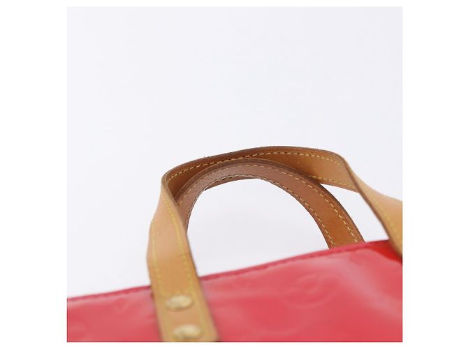 Borsa a mano LOUIS VUITTON Monogram Vernis Reade PM Fuchsia Pink M91221 Auth 198550A Rosa Fuschia - vista 14