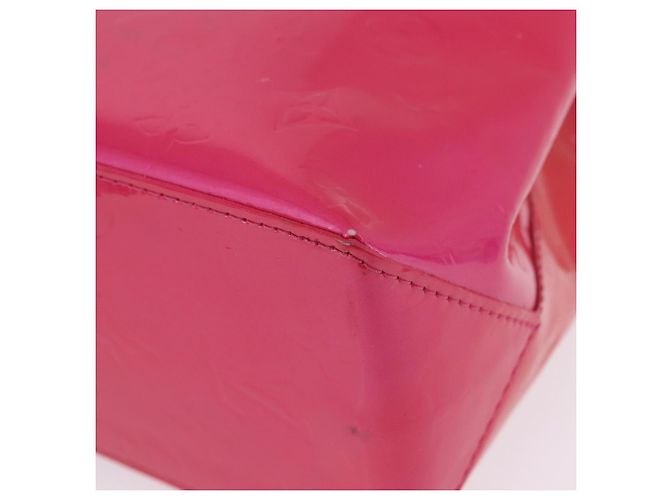 Borsa a mano LOUIS VUITTON Monogram Vernis Reade PM Fuchsia Pink M91221 Auth 198550A Rosa Fuschia - vista 18
