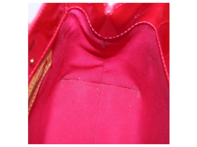 Borsa a mano LOUIS VUITTON Monogram Vernis Reade PM Fuchsia Pink M91221 Auth 198550A Rosa Fuschia - vista 21