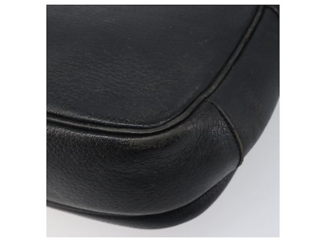 Borsa a tracolla Burberrys in pelle nera e oro Auth ep15651 Nero - vista 16