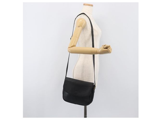 Borsa a tracolla Burberrys in pelle nera e oro Auth ep15651 Nero - vista 22