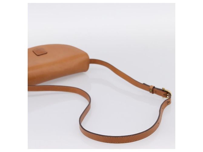 Céline Borsa a tracolla CELINE Macadam Canvas PVC Beige Gold Auth ki6798V D'oro - vista 7