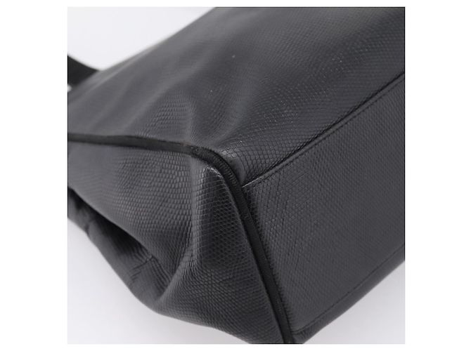Borsa a tracolla Salvatore Ferragamo Vala in pelle nera e oro Auth 197656 Nero D'oro - vista 16