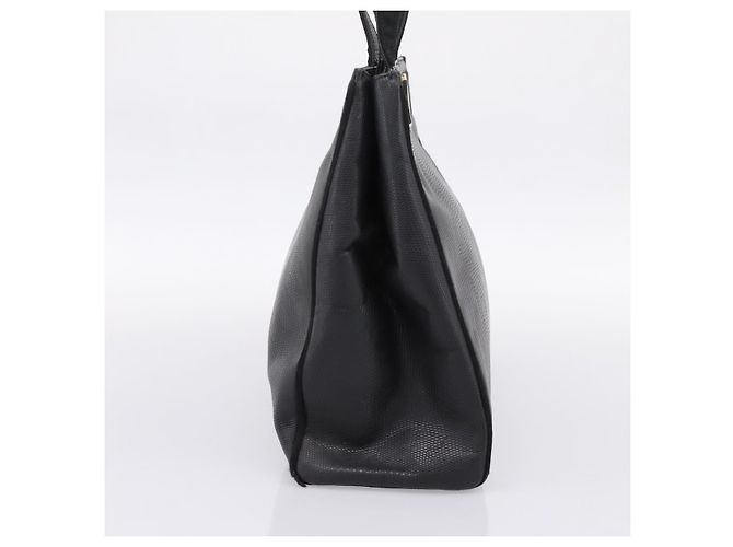 Borsa a tracolla Salvatore Ferragamo Vala in pelle nera e oro Auth 197656 Nero D'oro - vista 3