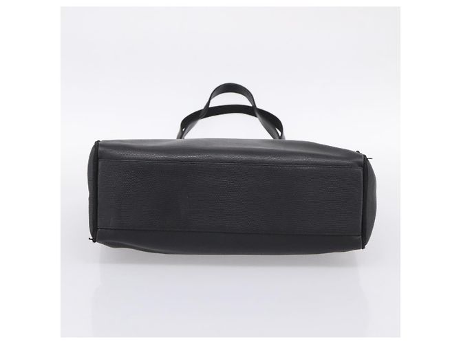 Borsa a tracolla Salvatore Ferragamo Vala in pelle nera e oro Auth 197656 Nero D'oro - vista 5