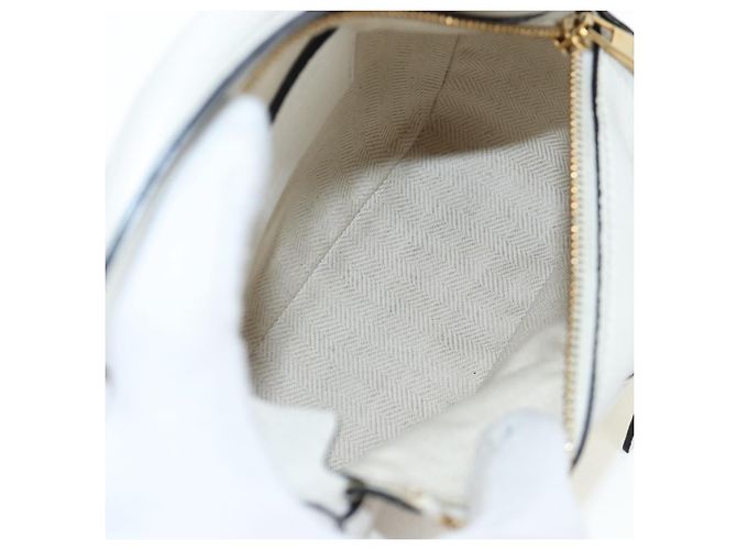 LOEWE Studio Ghibli Puzzle Bag mini Pelle 2way Ivory Gold Auth 197518SM D'oro Crudo - vista 10