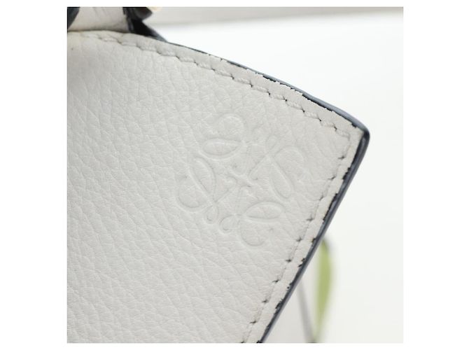 LOEWE Studio Ghibli Puzzle Bag mini Pelle 2way Ivory Gold Auth 197518SM D'oro Crudo - vista 24