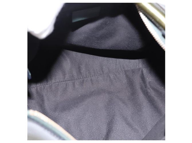 Borsa a Tracolla GUCCI Vernice Verde Tono Oro 189833 Auth 200154 - vista 11
