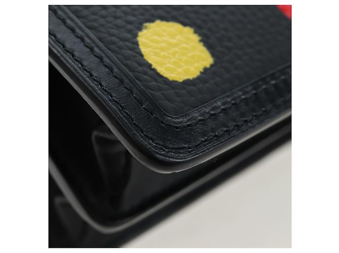 LOUIS VUITTON LVxYK Dauphine Mini Taurillon Clemence Black M21750 Auth 199094SM Nero - vista 16