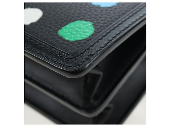 LOUIS VUITTON LVxYK Dauphine Mini Taurillon Clemence Black M21750 Auth 199094SM Nero - vista 17