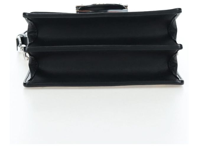 LOUIS VUITTON LVxYK Dauphine Mini Taurillon Clemence Black M21750 Auth 199094SM Nero - vista 5