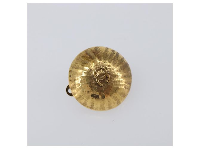 Orecchini CHANEL Metallo Tono Oro CC Auth 198848V - vista 2
