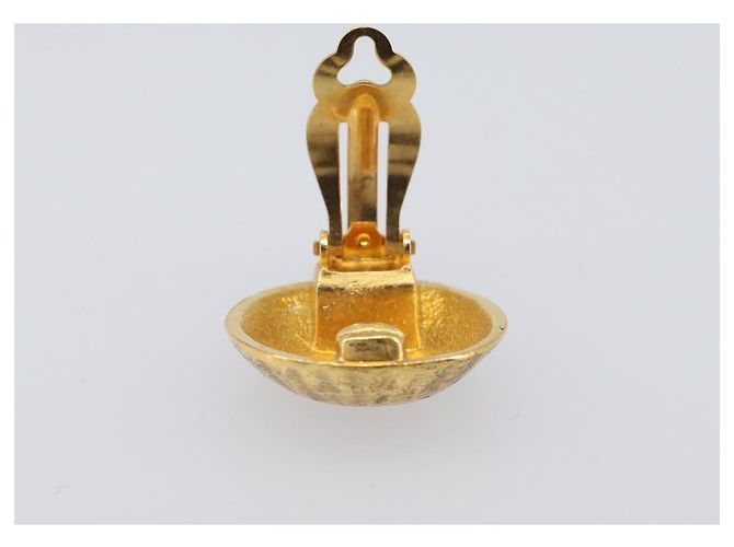 Orecchini CHANEL Metallo Tono Oro CC Auth 198848V - vista 9