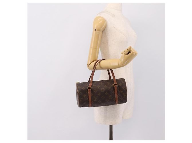 Borsa a mano LOUIS VUITTON Monogram Papillon 26 M51386 LV Auth 197633 Monogramma - vista 20