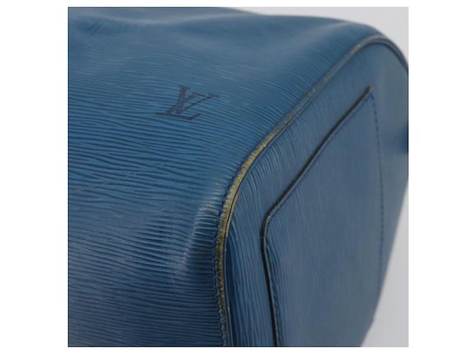 LOUIS VUITTON Epi Keepall 45 Boston Bag Blue M42975 LV Auth 190619 - vista 16
