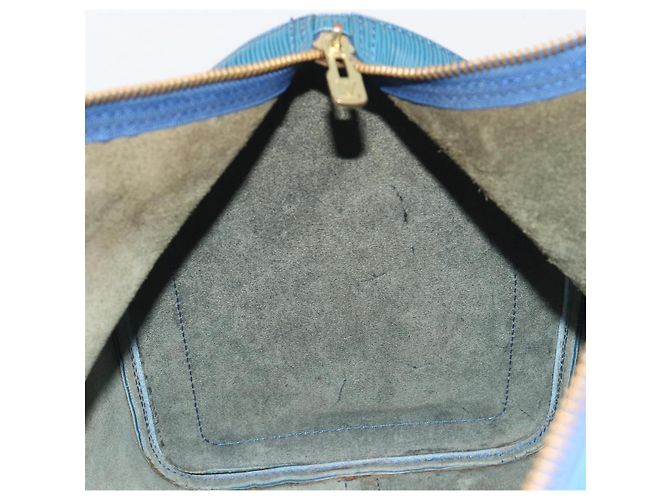 LOUIS VUITTON Epi Keepall 45 Boston Bag Blue M42975 LV Auth 190619 - vista 21