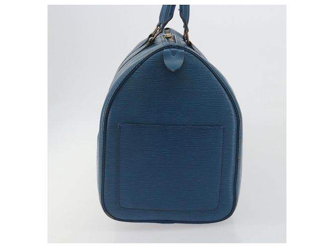 LOUIS VUITTON Epi Keepall 45 Boston Bag Blue M42975 LV Auth 190619 - vista 3
