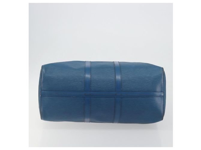 LOUIS VUITTON Epi Keepall 45 Boston Bag Blue M42975 LV Auth 190619 - vista 5