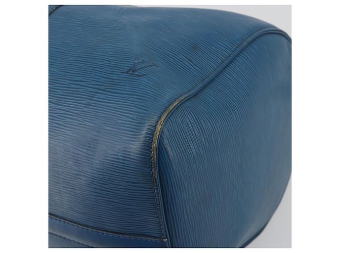 LOUIS VUITTON Epi Keepall 45 Boston Bag Blue M42975 LV Auth 190619 - vista 8