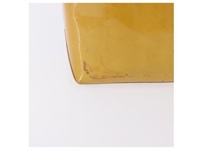 Borsa a mano LOUIS VUITTON Monogram Vernis Reade PM Beige M91144 LV Auth BA15116 - vista 2