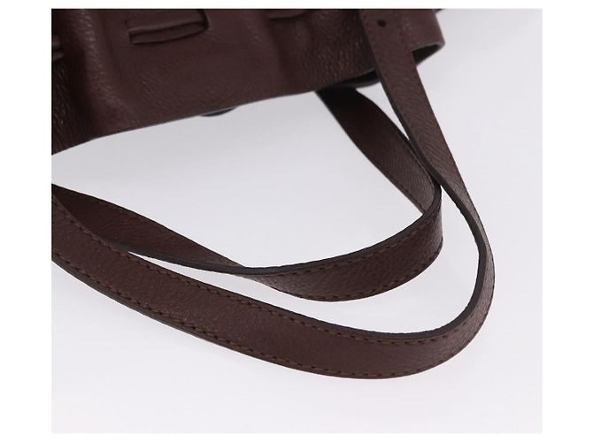 Borsa a tracolla Miu Miu in pelle Gold Brown Auth yk20861SAM Marrone D'oro - vista 7