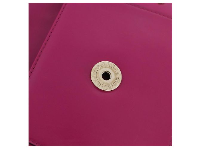 Bulgari Borsa a tracolla con catena BVLGARI in pelle Pink Gold Auth ka5843A Rosa D'oro - vista 23