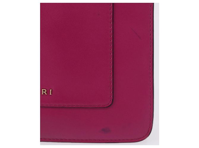 Bulgari Borsa a tracolla con catena BVLGARI in pelle Pink Gold Auth ka5843A Rosa D'oro - vista 3