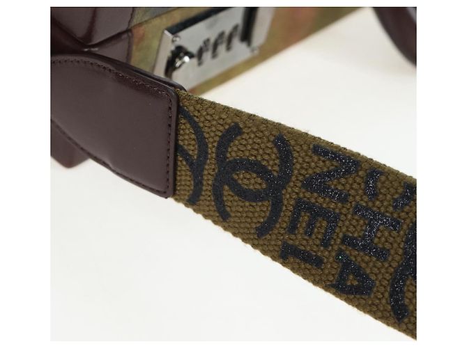 CHANEL Embroidery Graffiti 2015 On The Pavement Attache Case 2way Auth yk20849SM Argento Multicolore - vista 10