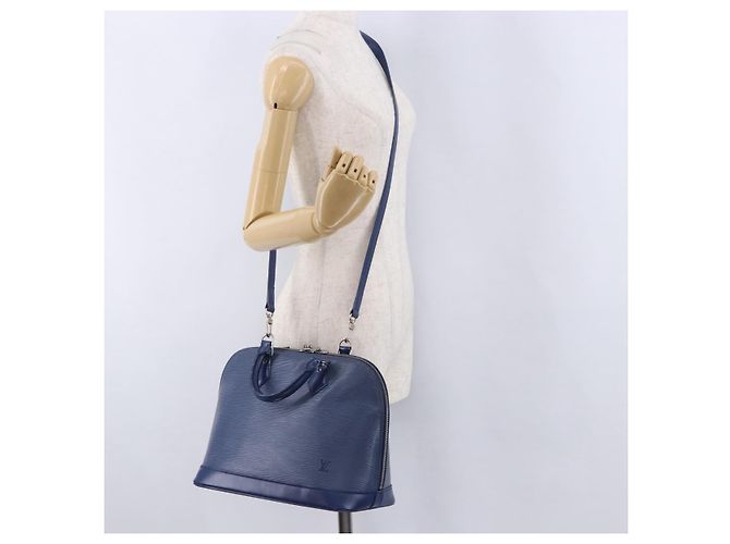 Borsa a mano LOUIS VUITTON Epi Alma Myrtille M5214G LV Auth 200284V Viola scuro - vista 25