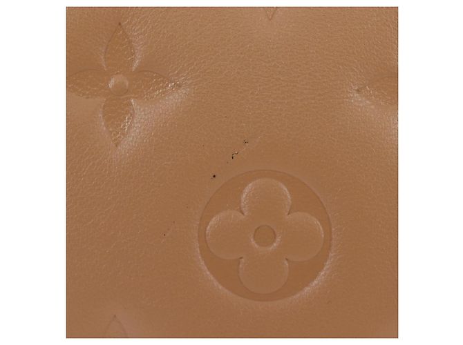 LOUIS VUITTON Monogram Emboss Kussan PM Shoulder Bag Taupe M21263 Auth 195912V - vista 2