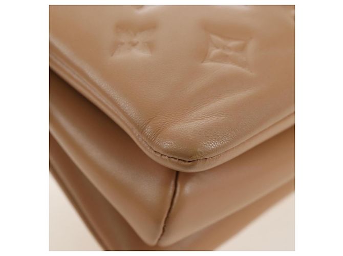 LOUIS VUITTON Monogram Emboss Kussan PM Shoulder Bag Taupe M21263 Auth 195912V - vista 22